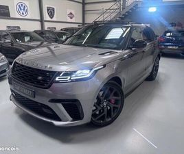 LAND ROVER RANGE ROVER VELAR P550 LAND ROVER RANGE ROVER VELAR 5.0L P 550CV SV-AUTOBIOGRAPHY R-DYNAMIC BVA TOIT PANO. CUIR NOIR FULL GARANTIE