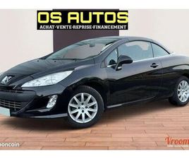 PEUGEOT 308 CC CABRIOLET -1.6 HDI 112CH (6 CV) TURBO - BVM6 - 4 PLACES - NOIR - FAP SPORT - 2010