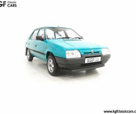 A REMARKABLE SKODA FAVORIT LXIE FLAIRLINE WITH JUST 21,812 MILES FROM NEW.