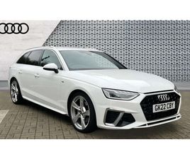 AUDI A4 AVANT 35 TFSI AUDI A4 AVANT 35 TFSI S LINE 5DR S TRONIC ESTATE 2022, 20143 MILES, £23870 - 33116444 - EXCHANGEANDMART.CO.UK