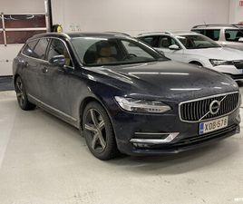 VOLVO V90 D5 D5 AWD INSCRIPTION AUT ** BOWERS & WILKINS / WEBASTO / VETOKOUKKU / HUD / SÄHKÖKONTTI / SUOMI-AUTO **