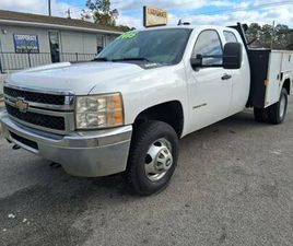 2011 CHEVY SILVERADO 3500 HD X-CAB 9’ UTILITY BODY DUALLY W 126K MILES