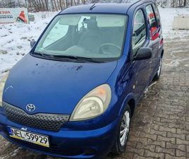 TOYOTA YARIS VERSO 1.3 BENZYNA 1999 R IDEALNE DLA WĘDKARZA, GRZYBIARZA, NOWA WIEŚ ELCKA - SPRZEDAJEMY.PL