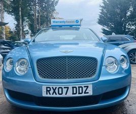 2007 BENTLEY CONTINENTAL 6.0 W12 4DR AUTO SALOON PETROL AUTOMATIC