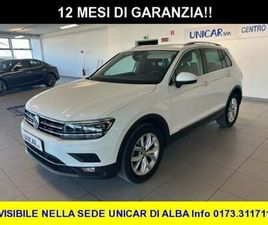 VOLKSWAGEN TIGUAN ALLSPACE 2.0 TDI SCR DSG 4MOTION ADVANCED BMT DEL 2019 USATA A ALBA