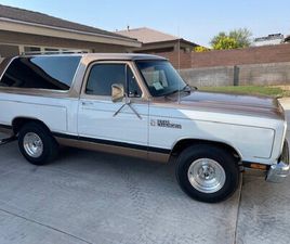 DODGE RAMCHARGER 1986 DODGE RAMCHARGER 2WD