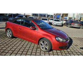 VOLKSWAGEN GOLF CABRIO VOLKSWAGEN GOLF VI CABRIOLET TÜV 09-2027 EURO5