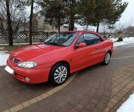 RENAULT MEGANE CABRIO 1.6 16V, DACH ELEKTRYCZNY, POLSKI SALON WOLBROM • OLX.PL