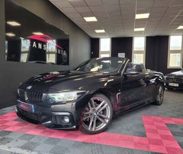 BMW SERIE 4 CABRIOLET F33 LCI 420I 184 CH BVA8 M SPORT/EXCELLENT ETAT / SUIVI LIMPIDE / CAMERA 360 / CHAUFFAGE DE NUQUE