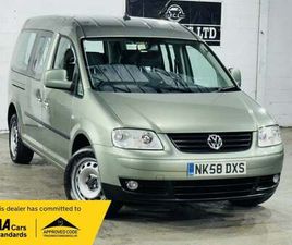 2008 VOLKSWAGEN CADDY MAXI LIFE 1.9 TDI PURE DRIVE DSG EURO 4 5DR MPV DIESEL AUTOMATIC