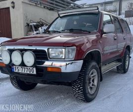 TOYOTA 4RUNNER 1994 TOYOTA 4-RUNNER 3.0D 125HK 4WD VETERANBIL EKSTRALYS DAB