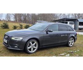 AUDI A4 AVANT AUDI A4, QUATTRO, B8 LIFT, 3.0 TDI, 245 KM, 2012R CZARNY METALIK LEŚNA • OLX.PL