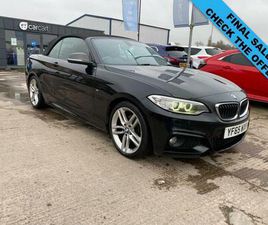 BMW SERIE 2 CABRIOLET 220 2.0 220D M SPORT AUTO EURO 6 (START/STOP) 2DR