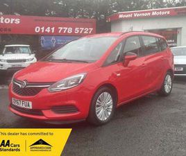 2017 VAUXHALL ZAFIRA 1.4T DESIGN 5DR MPV PETROL MANUAL
