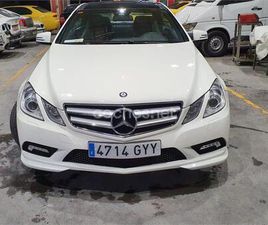 MERCEDES-BENZ CLASE E COUPE E 220 CDI BLUE EFFICIENCY AVANTG.