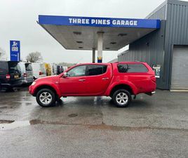 MITSUBISHI L200 D/CAB DI-D WARRIOR II 4WD 176BHP DURABLE PICK UP TRUCK NO VAT