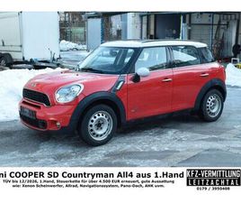 MINI COOPER SD COUNTRYMAN ALL4 ALLRAD~XENON~NAVI~1.H