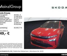 SKODA ENYAQ COUPÉ 85 SPORTLINE AHK PANO HUD 360° NAVI
