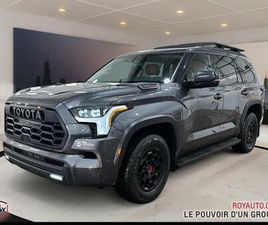 2023 TOYOTA SEQUOIA TRD PRO 4WD | APPLE | ANDROID | INTÉRIEUR CUIR