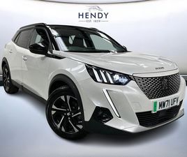 PEUGEOT 2008 PEUGEOT E-2008 100KW GT 50KWH 5DR AUTO