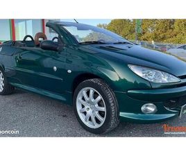 PEUGEOT 206 CC 1.6 I FINITION ROLAND GARROS 110 CV PETIT PRIX 245 163 KM