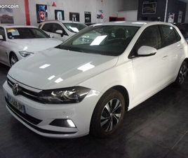 VW POLO 6 1.0 TSI 95 CONFORTLINE + PACK CITY DSG7 FRANCE 11/18 112MKM CAMERA+RADARS/CARPLAY/TEL/JA15/REGUL/CLIM/VOL SPORT
