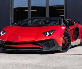 USED 2017 LAMBORGHINI AVENTADOR LP750-4 SUPERVELOCE