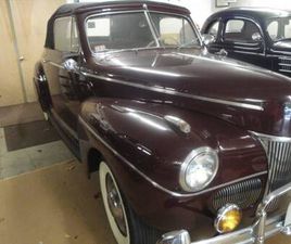 FORD SUPER DE LUXE ANTIQUE 1941 FORD SUPER DELUX CONVERTIBLE