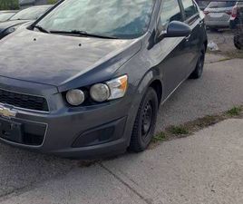 2013 CHEV. SONIC LS. VERY LOW KM’S AND CERTIFIED.