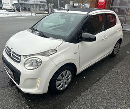 CITROEN C1 AIRSCAPE BRUGT CITROËN C1 1,0 VTI FEEL AIRSCAPE START/STOP 68HK 5D TIL SALG