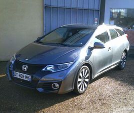HONDA CIVIC 9 IX TOURER BREAK 1.6I-DTEC 120 EXECUTIVE NAVI 95MKM SUIVI HONDA 12/2015 GPS BLUETOOTH SIEGES CHAUFFANTS FRANCAISE