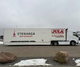 VOLVO TRUCKS FH 460 4X2 I-SHIF ENDAST 6241 MIL + RACETRAILER & BAKGAVELLYFT