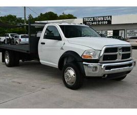 ** 2012 RAM 4500 SLT * DUALLY * DIESEL * 4X4 * FLATBED * AISIN TRANS *