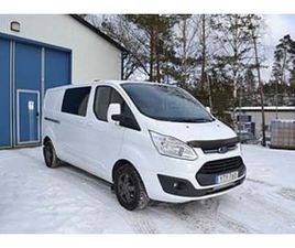 FORD TRANSIT CUSTOM 310 CREW 2.0 TDCI 5 SITS LIMITED VÄRMARE DRAG