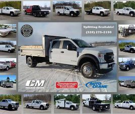 FORD CARGO 2022 FORD F550 XL - DUMP FLATBED UTILITY CARGO TRUCK - 4WD 6.7L V8