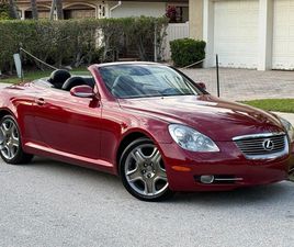 2006 LEXUS SC SC430 CONVERTIBLE - MATADOR RED MICA OVER BLACK INTERIOR
