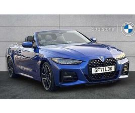 BMW 4 SERIES 430I M SPORT CONVERTIBLE 2.0 2DR