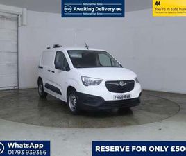 2019 VAUXHALL COMBO 1.6 TURBO D 2300 EDITION L1 H1 EURO 6 (START/STOP) 4DR PANEL VAN DIESEL MANUAL
