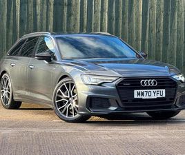 AUDI A6 AVANT 45 TFSI 2020 AUDI A6 AVANT 2.0 TFSI 45 BLACK EDITION S TRONIC QUATTRO EURO 6 (START/STOP) 5DR ESTATE PETROL AUTO...