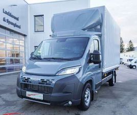 FIAT DUCATO MAXI PRITSCHE L4 MIT PLANENAUFBAU MIT H... TRANSPORTER / KASTENWAGEN