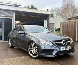 MERCEDES CLASSE E COUPE E 220 2013 MERCEDES-BENZ E-CLASS 2.1TD E220 CDI AMG SPORT 2.1CDI (170BHP) COUPE 2D 7G-TRONIC PLUS
