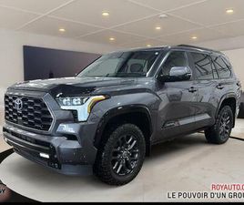 2024 TOYOTA SEQUOIA PLATINUM 4WD | APPLE | ANDROID | TOIT PANORAMIQUE