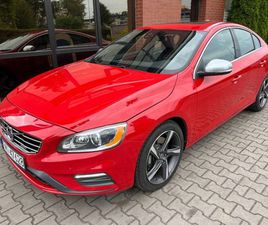 VOLVO S60 VOLVO S60 3.0 BENZYNA 329 KM AUTOMAT R - DESIGN ZAREJ W PL ZADBANY