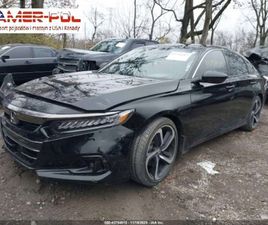 HONDA ACCORD 2022 HONDA ACCORD SEDAN SPORT 1.5T CVT 1.5 BENZYNA 192KM