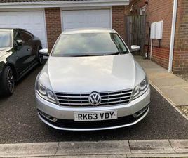 VW CC GT 2.0 TDI 140PS BLUEMOTION TECHNOLOGY WITH BLACK LEATHER INTERIOR
