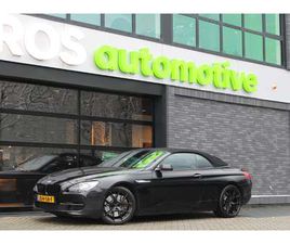 BMW SERIE 6 CABRIO 650 BMW 6-SERIE CABRIO 650I HIGH EXECUTIVE | HUD | KEYLESS | CUSTOM STUUR | 4WIELSTUURING | MEMORY | DODE HOEK | 360 CAM |