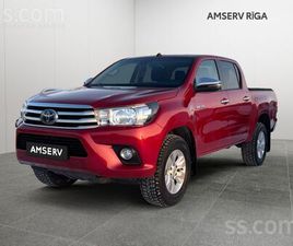 TOYOTA HILUX DOUBLE CABINE TOYOTA HILUX, CENA 25 900 €. TIEK PĀRDOTS 2018.G HILUX, 2.4D, 4WD, PAKLĀJIŅU KASTES RĪGA, - SLUDINĀJUMI