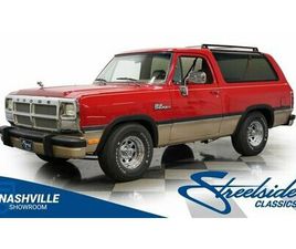 DODGE RAMCHARGER 1992 DODGE RAMCHARGER