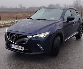 MAZDA CX-3, REG. 29.11.26, FULL OPREMA, 2 SETA GUMA, SERVIS, 2016 GOD.