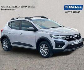 2023 DACIA SANDERO STEPWAY SANDERO STEPWAY 1.0 TCE EXPRESSION 5DR HATCHBACK HATCHBACK PETROL MANUAL